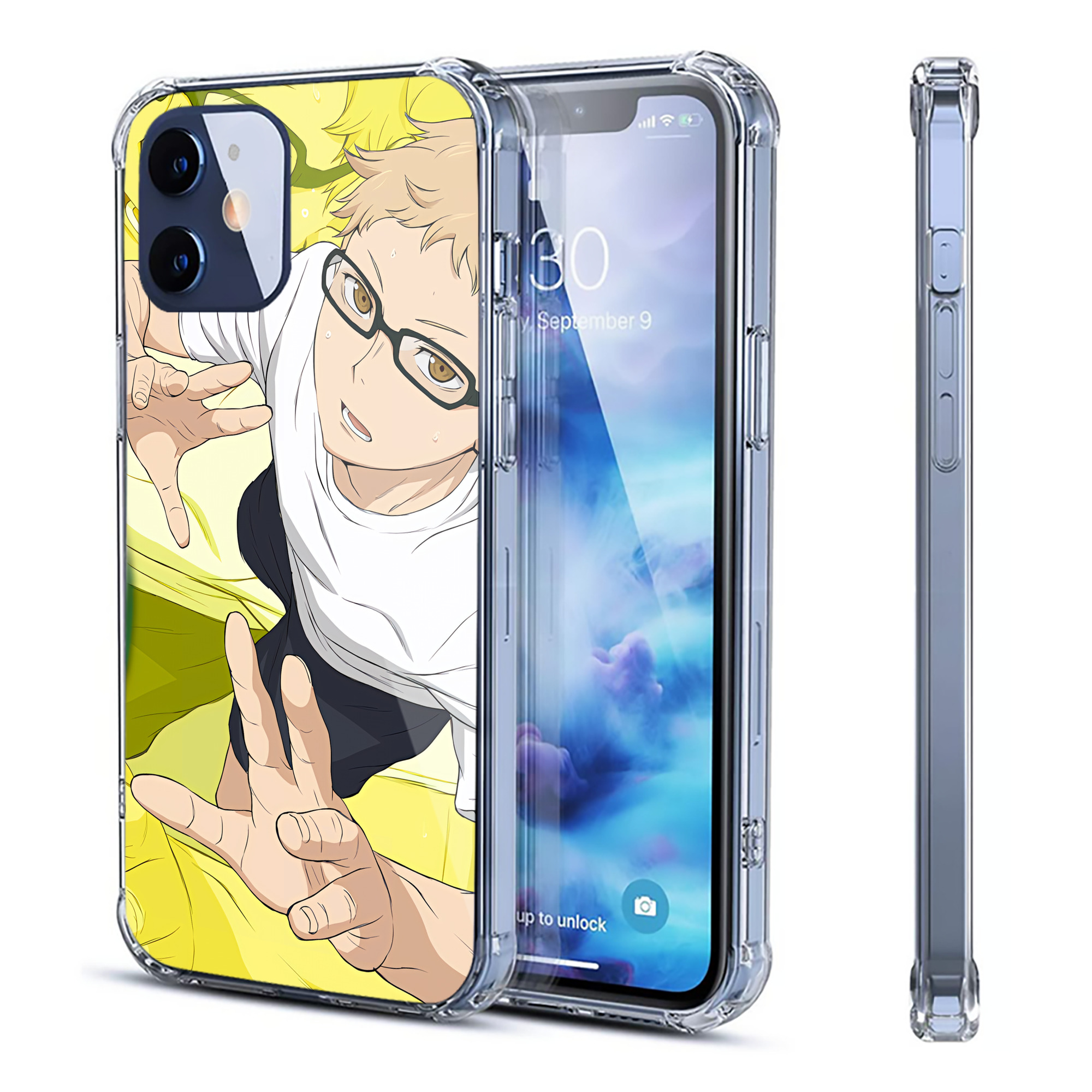 （画像用） ハイキュー!! Haikyu!! 【iPhone 12シリーズ対応】透明スマホケース（クリアソフトケース）